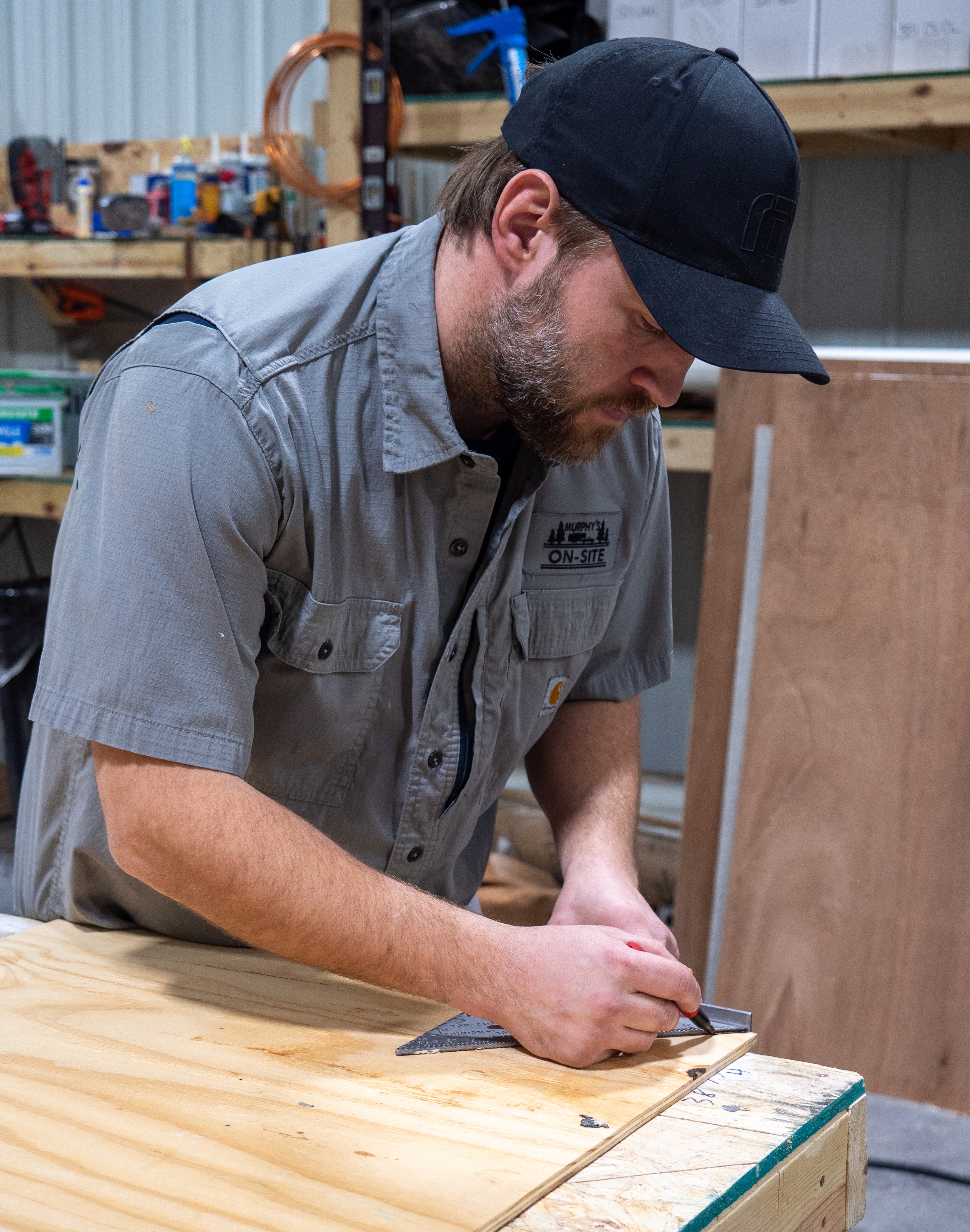 Major on-site construction repairs